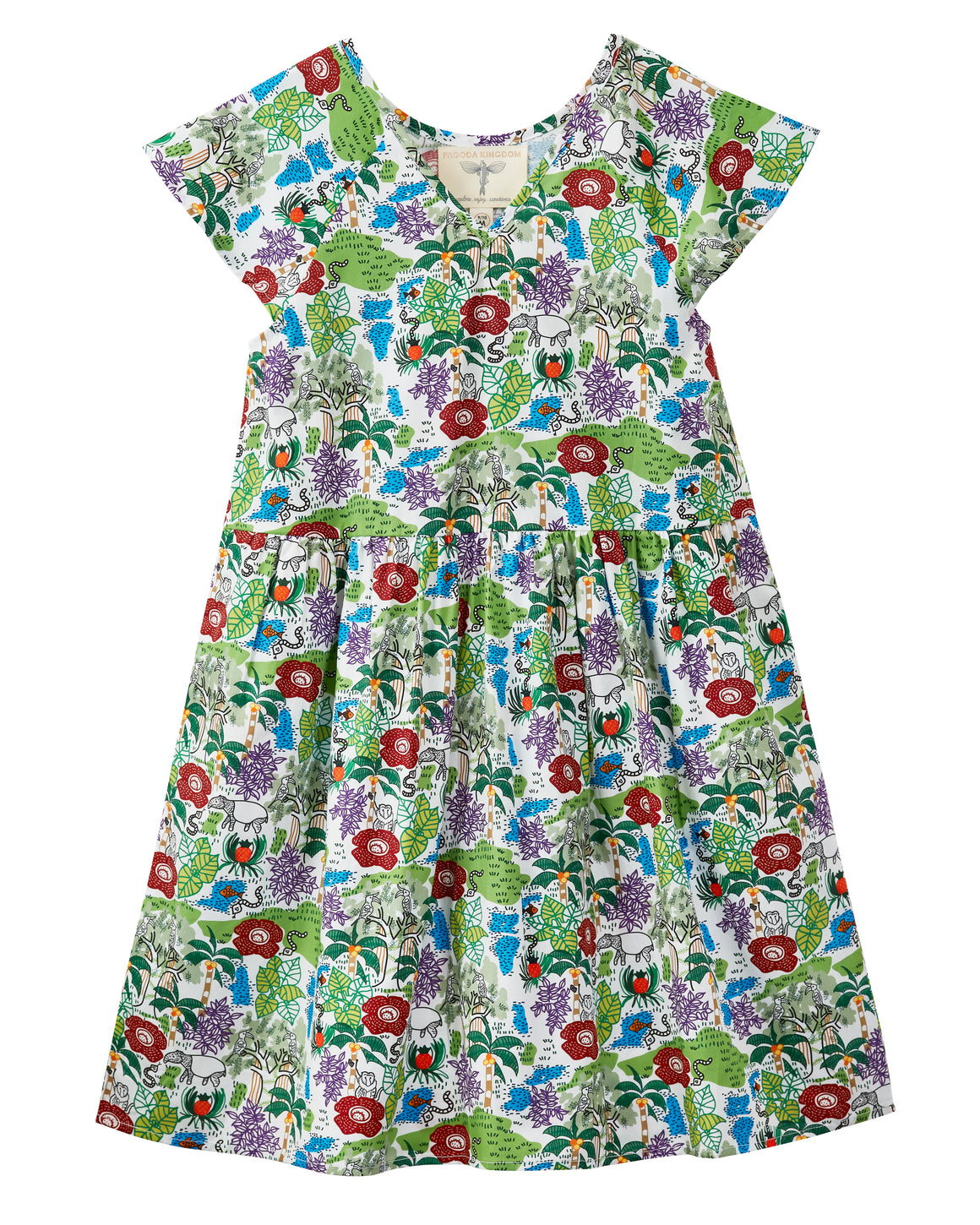 Rainforest Print Dress