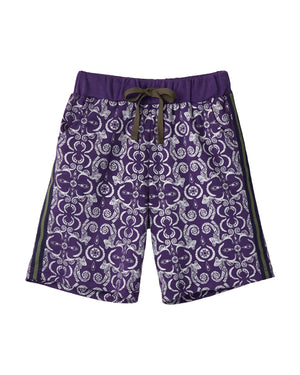 Tribal Long Shorts - Purple