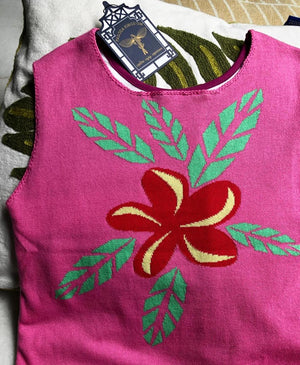 Versatile Hibiscus Knitted Top